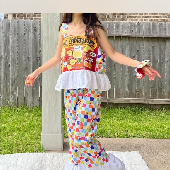 Trader Joe’s | Handmade Top SKU 06257 “Cheese Experience”/Matching Scrunchies - Picture 6 of 9